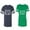 Men Navy / Women Green, variant on Papa Mama Bear Matching Couple Cotton Jerseys (Men Navy / Women Black) (Men S / Women S)