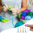 thumbnail image 3 of Grofry Yarn Guide Ring Crochet Yarn Tension Tool Adjustable Finger Yarn Guide Ring Yarn Tension Control Ring for Crocheters and Knitters, 3 of 7