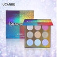 thumbnail image 5 of Paleta de sombras de ojos HUOGUO Duochrome Laser Polarizada 9x2.5g, 5 of 5