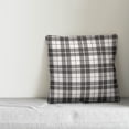 thumbnail image 2 of Creative Products Gray & White Tartan Plaid 18x18 Spun Poly Pillow, 2 of 2