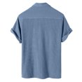 thumbnail image 5 of Sngxgn Men's Polo Shirt Short Sleeve Shirts Golf Shirt(Blue,XL), 5 of 5