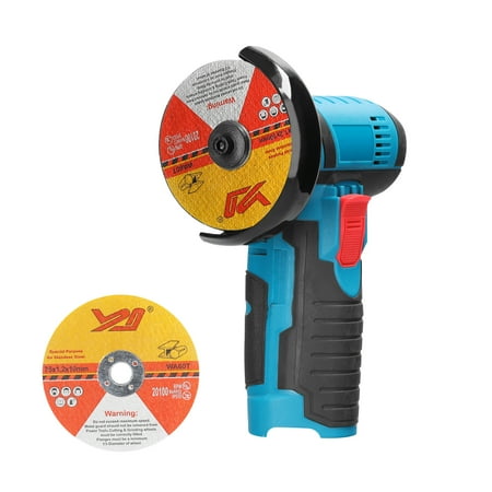 

Andoer 12 V Angle Grinder Handheld Portable Electric Grinder Machine Ceramic Tile Wood Multi-function Polishing Grinding Cutting Machine Home Woodwork DIY Rechargeable Angle Grinder with 2 Cutting
