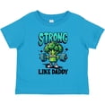 thumbnail image 3 of Inktastic Fitness Exercise Strong Like Daddy Boys or Girls Toddler T-Shirt, 3 of 5