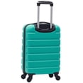 thumbnail image 3 of Luggage Wrangler Hardside Spinner, equipaje de mano, 55 cm, color verde azulado, 3 of 7