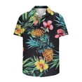 thumbnail image 6 of ZCFZJW Hawaiian Shirts for Men Quick Dry Summer Regular Fit Casual Floral Summer Short Sleeve Button Down Beach T-Shirts Trendy Holiday Vacation Tees Outfits Multicolor#04 L, 6 of 6