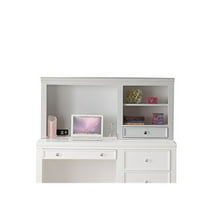 ACME  Lacey Computer Hutch - White - 24 x 52 x 12 in.