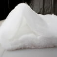 thumbnail image 7 of 8ft White Artificial Soft Snow Blanket Rolled Soft Carpet Thickened Christmas Faux Snow Sheet Artificial Snow Roll For Crafts Christmas Village Display Home Textile Necessities white(Clearance), 7 of 7