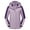 Purple, variant on Women's Skiing Snowboarding Zipper Jackets Hooded Mountain Snow Coat Winter Thermal Hiking Outdoor Coat