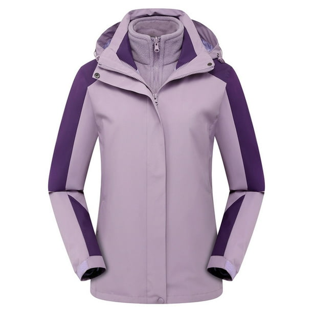 Chaquetas y abrigos casuales sin capucha de manga larga para mujer, chaqueta impermeable lisa con capucha para exteriores, abrigo superior a prueba de viento para mujer