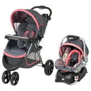Angle View: Baby Trend Nexton Travel System Stroller, Coral Floral