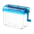 thumbnail image 6 of Paper Shredder Mini Receipts Handheld Portable Office Notes Manual Shredder Blue, 6 of 8