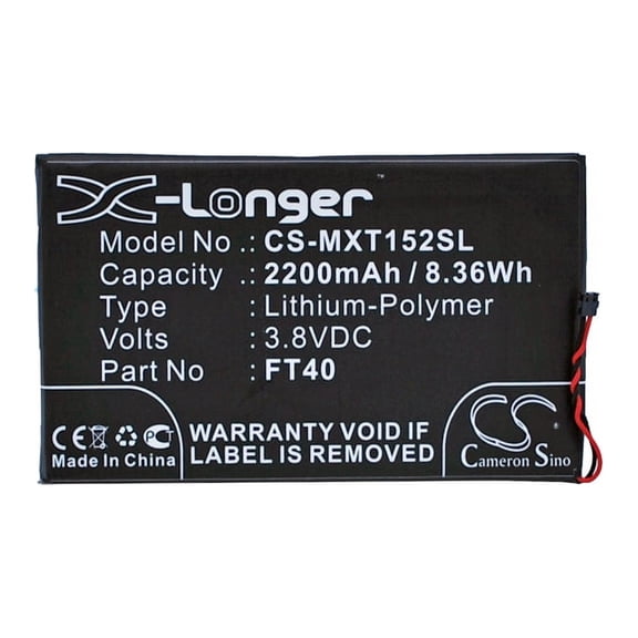 2200mAh SNN5955A SNN5956A FT40 ET40 Battery for Motorola XT1528 XT1077 XT1079 XT1526 MotoE 2nd