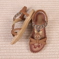 thumbnail image 2 of Aloohaidyvio Sandals Women Flat Dressy Sandal Summer Comfortable Slip-on Casual Beach Shoes Dress Bohemian Ankle Elastic Flats Sandals, 2 of 7