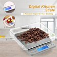thumbnail image 3 of 1kg/2kg/3kg LCD Digital Kitchen Scale Mini Pocket Stainless Steel Precision Jewelry Electronic Balance Weight Measuring Scale, 3 of 5