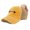 Mustard, variant on Ponytail Cap Women's Baseball Cap Embroidered Barbell Weightlifting Sun Hat with Ponytail Hole High Pony Hat Cotton Mustard Design Only
