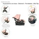 thumbnail image 5 of Carriola con Autoasiento Reversible y Reclinable con bambineto King D'Bebe - Rosa, 5 of 8