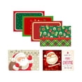 thumbnail image 3 of 6 manteles individuales navideños de limpieza para mesa de comedor, manteles individuales resistente al calor para el hogar, Acción de estiloB Gloria Manteles individuales de escritorio, 3 of 9