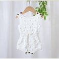 thumbnail image 4 of Knitted Pom Pom Romper Jumpsuit, 4 of 8