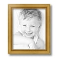 thumbnail image 2 of ArtToFrames 8.5x11 Inch Gold Picture Frame, This Gold Wood Poster Frame is Great for Your Art or Photos, Comes with Regular Glass (4159), 2 of 8