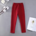 thumbnail image 7 of Gibobby Kids Baby Girls Leggings Footless Soft Skinny Thin Leggings Toddler Girls Solid Stretch Trousers(18-24 Months,Wine), 7 of 7
