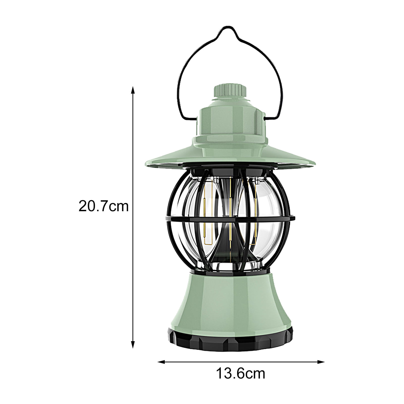 Frogued Camping Light Multifunctional Rechargeable Retro with Handle  Waterproof Illumination Type-C Charging High Brightness LED Emergency  Lantern