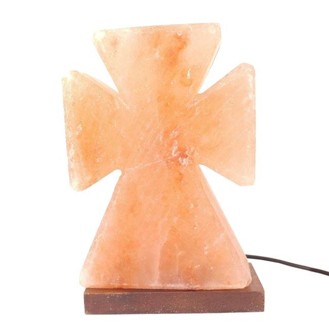 Himalite 40232646065 LED Cross Himalayan Salt Lamp, Brown - Medium