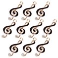 thumbnail image 3 of Shisuyan 10 pcs DIY Music Notes Charms Jewelry Making Musical Notes Charms Metal Music Symbol Charms, 3 of 9