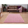 thumbnail image 2 of Modern Indoor Rectangular Carpet, Pad, Mat Gemma Pink Shag 8' x 10' Rug, 2 of 6