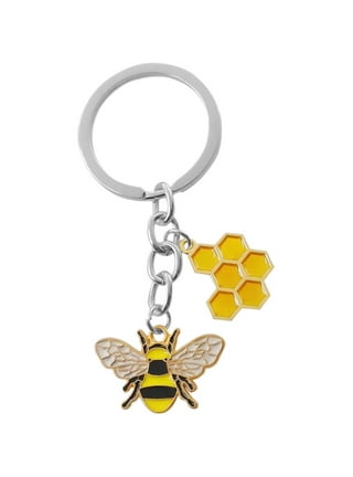 Bee Key Rings, Bag Accessories with cute Bees, Bumble Bee Key Rings, K –  Fusionblenduk