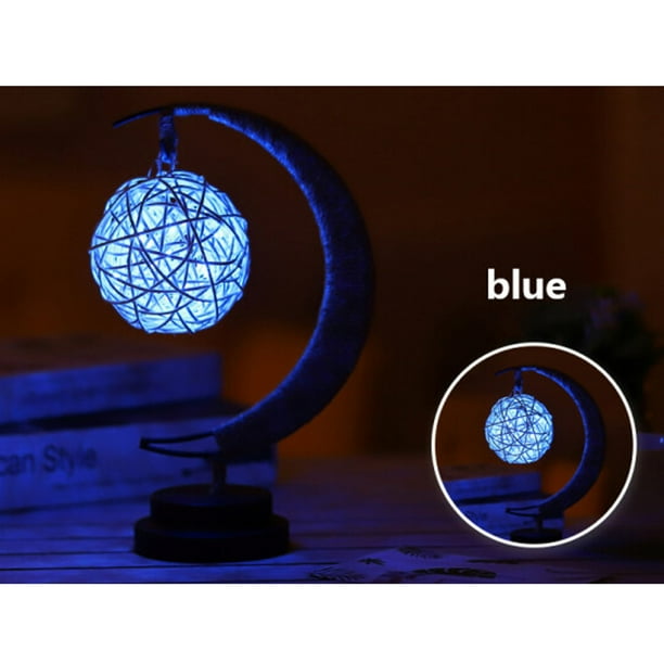 Luz Decorativa LED con Forma de Estrella Luz Nocturna de Hierro Forjado con USB Xihbxyly