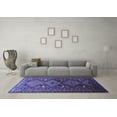 thumbnail image 3 of Ahgly Company Indoor Rectangle Persian Blue Traditional Area Rugs, 2' x 4', 3 of 4