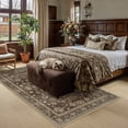 thumbnail image 5 of BERTHMEER 8'x10' Area Rugs for Living Room Large Vintage Brown Carpets for Bedroom Office Machine Washable Farmhouse Dining Room Oriental Rugs Non Slip Traditional Distressed Rugs, 5 of 9