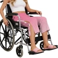 thumbnail image 5 of VV AVEORS Tear Away Capri Sweatpants For Women Breakaway Wide Leg Knee Ankle Replacement Adaptive Pants Pink XL, 5 of 5