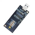 thumbnail image 4 of Tarjeta Adaptadora NGFF Key-B A USB 3.0 con Ranura para SIM. Módulo WWAN A USB con Antena. Compatible con Tarjetas de Red 3G/4G/5G., 4 of 5