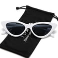 thumbnail image 3 of Gafas de sol YOSHYA retro vintage con forma estrecha de ojo de gato para mujer, 3 of 6
