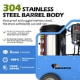 thumbnail image 2 of Digswift  Hot Water Pressure Washer 4.0 GPM 4060 PSI, Diesel Heated Commercial Heavy Duty Pressure Washer 212°F with 13.5 HP B&S Engine, AR Plunger Pump, 304 Stainless Tank, Industrial Cleaner, 2 of 9
