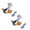 C, variant on Plush Bird Shaped Toy for Cats Soft and Realistic Bird Chirping Sound Toy Active Play Interactive Toy