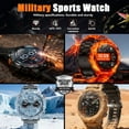 thumbnail image 4 of New Military T-Rex 3 Ultra 1000mAh Battery Smart Watch 5ATM Waterproof Flashlight  Sports tracker Smartwatch Men, 4 of 10