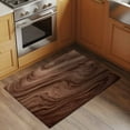 thumbnail image 3 of Brown Wave Wood Grain Washable Area Rug 2 x 3 ft Farmhouse Plants Annual Rings Texture, Soft Non Slip Rugs Stain Repellent Indoor Felt Carpet for Living Dining Room Bedroom Home Office, 3 of 9