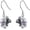 GothicSkull 2, variant on 925 Sterling Silver Gothic Skull Opal Dangle Earrings for Women Men