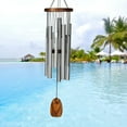 thumbnail image 2 of Woodstock Wind Chimes Signature Collection, Magical Mystery Chimes, 24'' Calypso Island Silver Wind Chime MMCI, 2 of 7