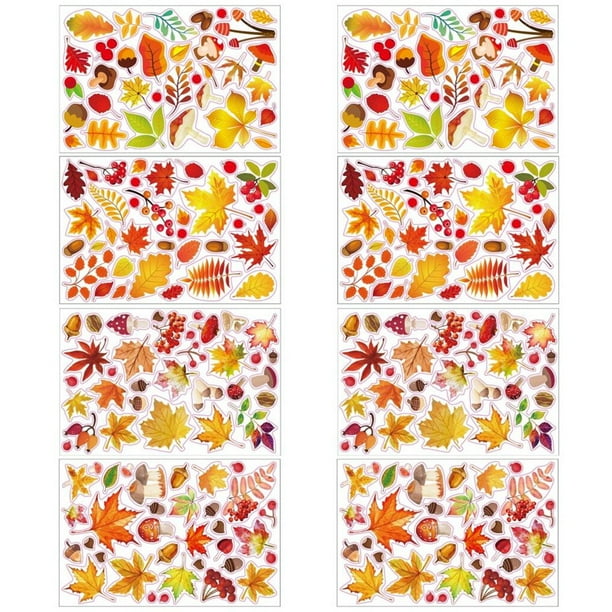 Moyic Adhesivo para ventana, decoración del hogar, adhesivo autoadhesivo, suministros para el hogar, accesorios decorativos atractivos para Decoración del hogar 8 / juego