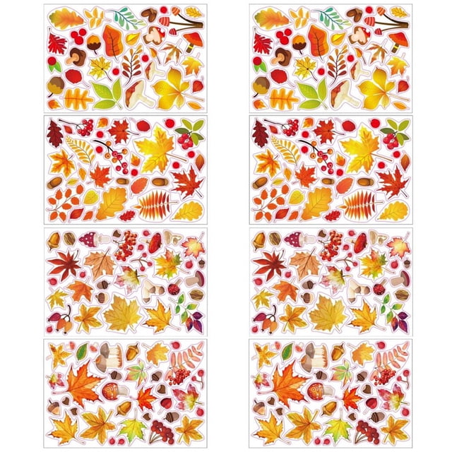 Naiovety Adhesivo para ventana, decoración del hogar, adhesivo autoadhesivo, suministros para el hogar, accesorios decorativos atractivos para Decoración del hogar 8 / juego