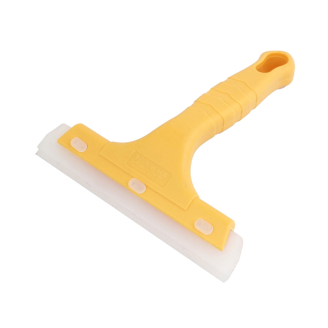 Yellow Nonslip Handle Windscreen Window Film White Rubber Blade Scraper