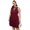 Wine, variant on Womens Plus Size Cutout Round Neck Sleeveless Dress with Sheer Panel 95% Polyester and 5% Spandex Fabric Elegant Stretch