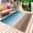 Blue Brown, variant on Red Gray Black Outdoor Rug 5x7 Ft - Reversible Patio Rug Outdoor Camping Rugs, Vintage Country Gradient Wooden Grain Washable Indoor Outdoor Area Rugs, Non-Slip Outdoor Carpet Runner for Deck/Porch