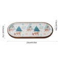 thumbnail image 3 of Christmas Wooden Serving Tray, Holiday Dessert Platter with Deer Tree Snowflake Prints, Farmhouse Tabletop Decor for Cookies Candy Display, 7.28-11.41in, 3 of 6