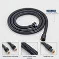 thumbnail image 5 of Handheld Shower Head, High Pressure Black Shower Head,Water Saving Detachable Shower Wand with Solid Brass Body and 5 ft Flexible Hose, Easy to Clean and Durable, 5 of 10