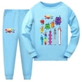 thumbnail image 1 of Pijamas de bloques de números para bebés y niñas, ropa de dormir de moda para niños pequeños, pijamas para adolescentes, pijamas de Navidad para niños, 1 of 4