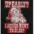 thumbnail image 2 of Xmas Santa Claus Never Went to Sleep Plus Size Long Sleeve Graphic Tee Shirt Brisco Brands 3X, 2 of 5